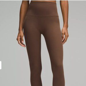 lululemon align 25" ribbed legging in mocha